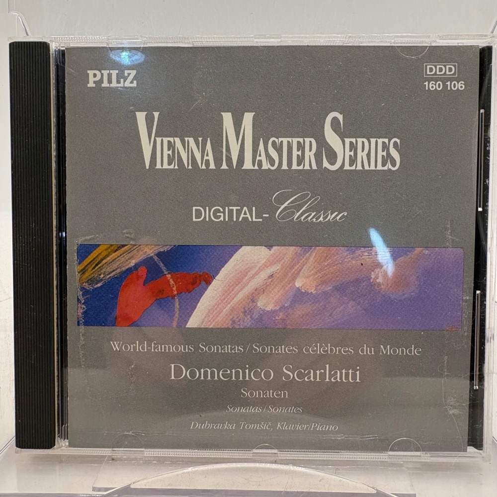 Domenico Scarlatti Sonatas Vienna Master Series CD Dubravka Tomsic Pilz‎ 160 106